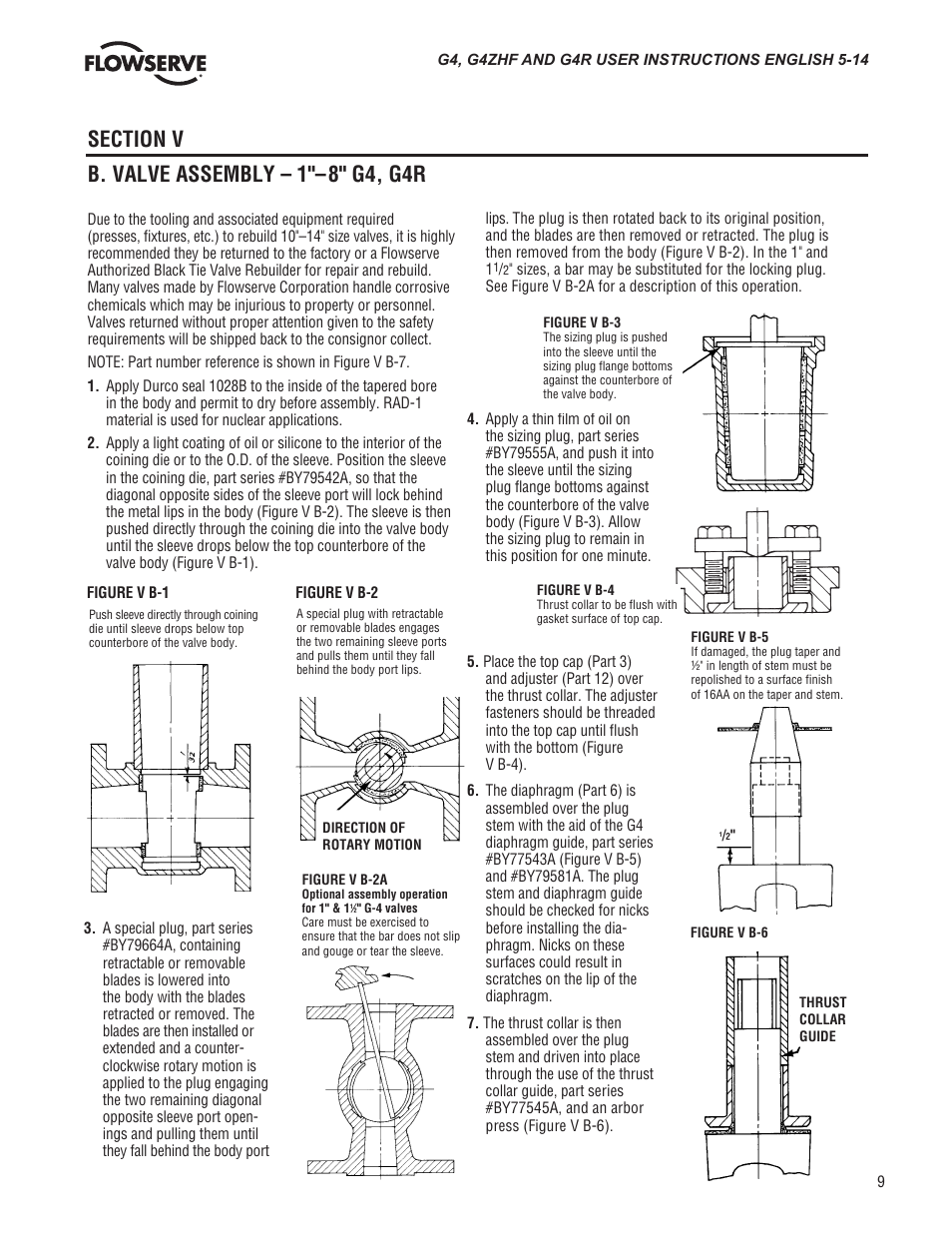 Flowserve G4 Sleeveline Plug Valves User Manual | Page 9 / 16