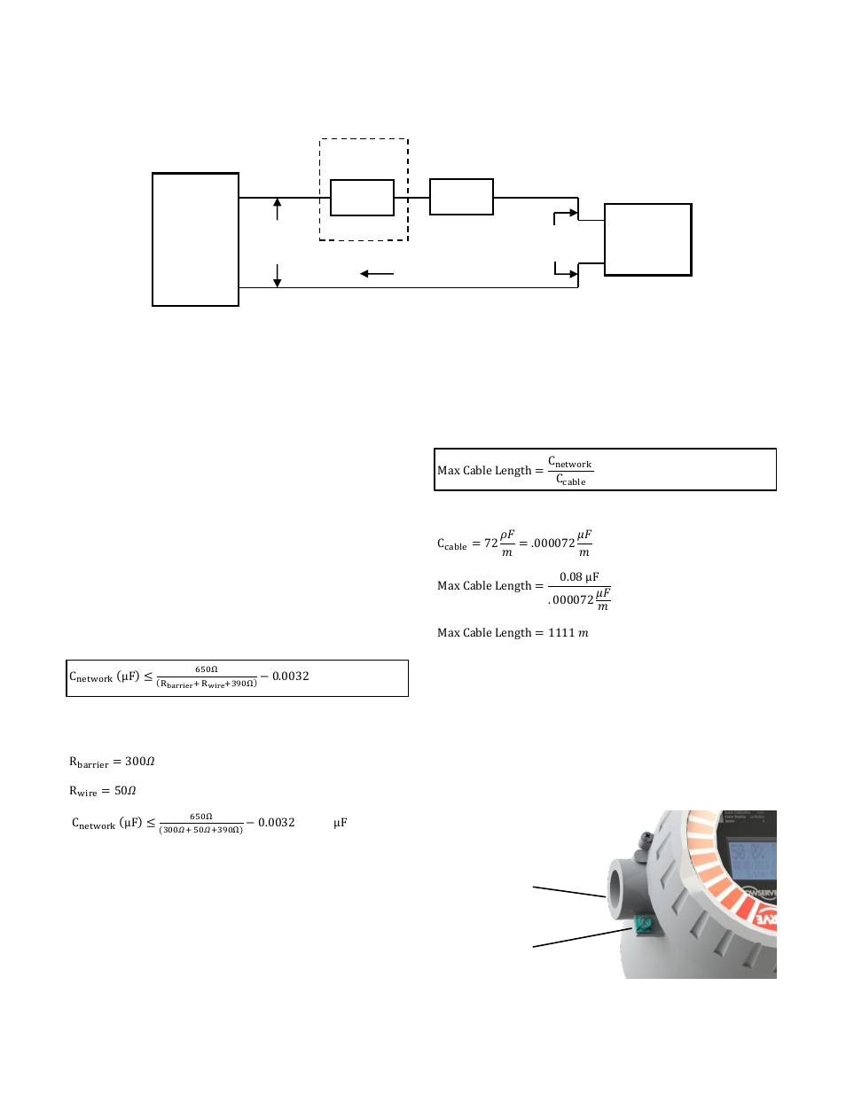 2 cable requirements | Flowserve 420 IOM User Manual | Page 13 / 44