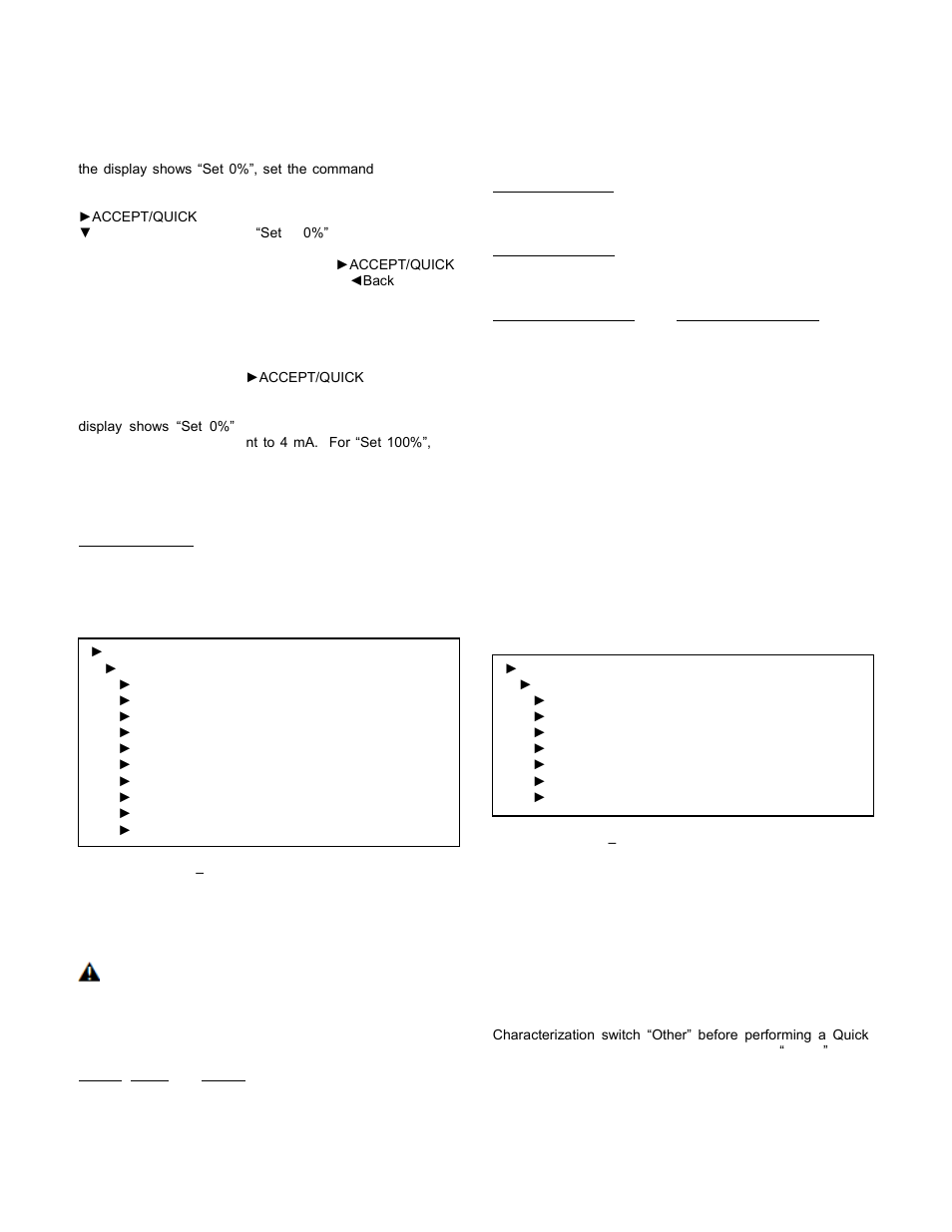5 configuration (positioner tuning), 6 configuration (characterization), 6 configuration (characterization | Flowserve 420 IOM User Manual | Page 23 / 44