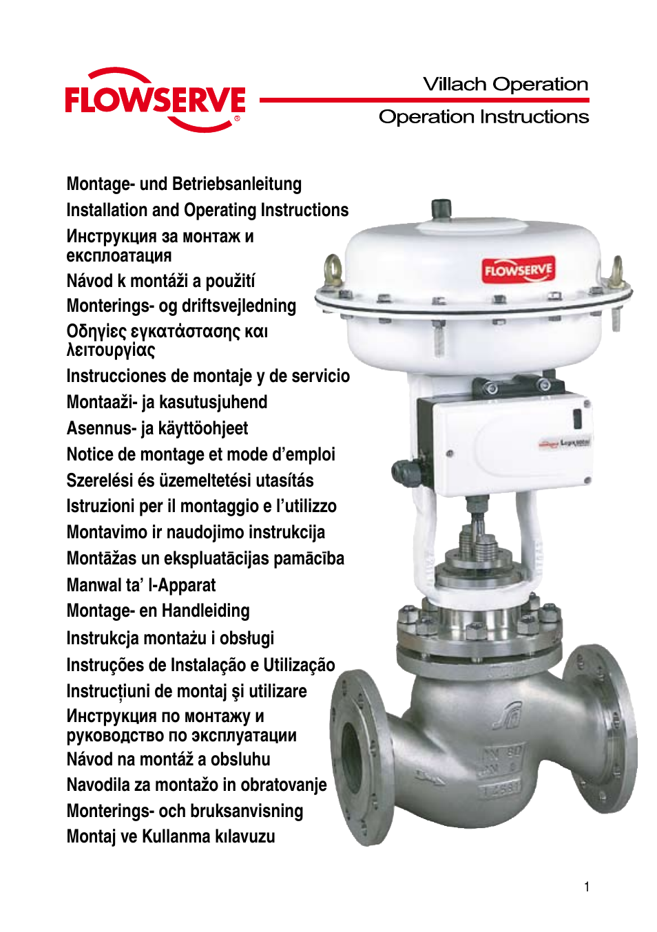 Flowserve IOM Control Valves User Manual | 248 pages