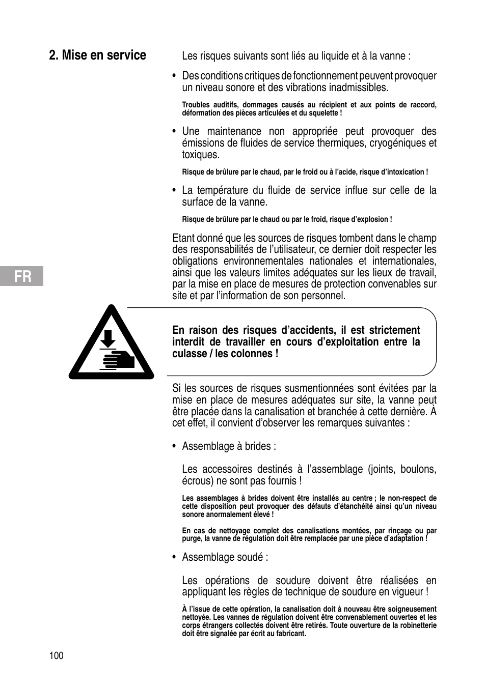Mise en service | Flowserve IOM Control Valves User Manual | Page 100 / 248