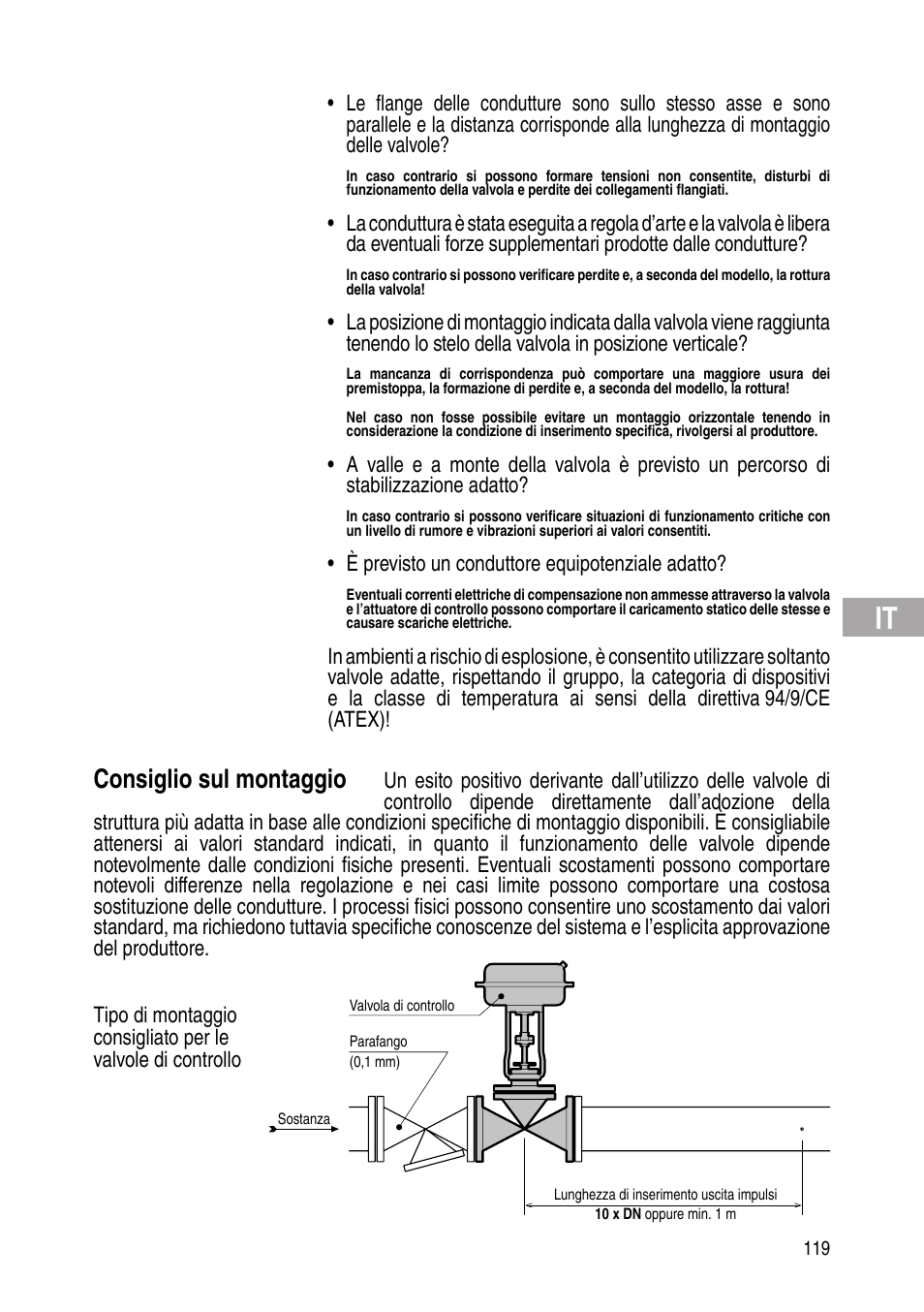 Consiglio sul montaggio | Flowserve IOM Control Valves User Manual | Page 119 / 248