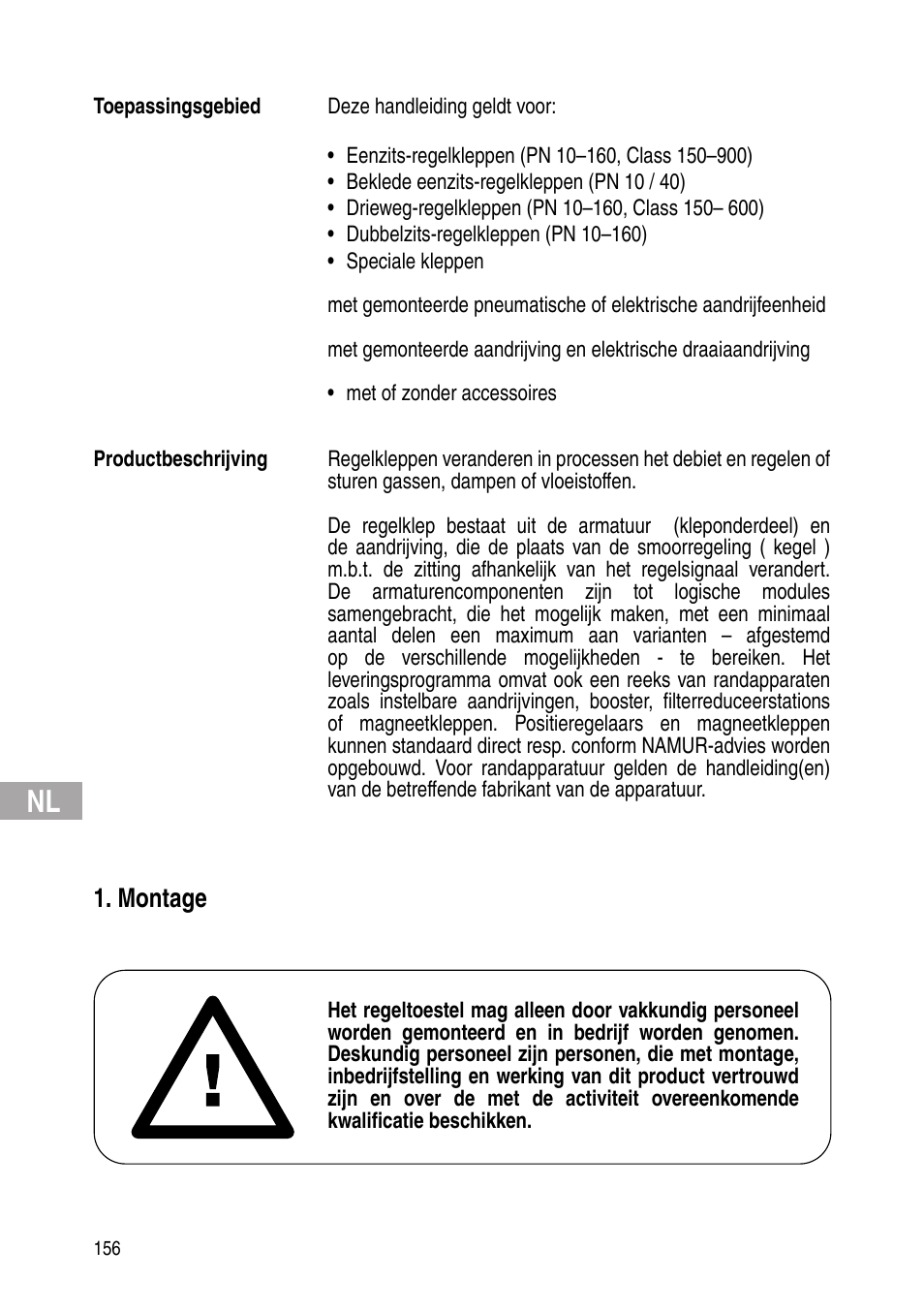 Montage | Flowserve IOM Control Valves User Manual | Page 156 / 248