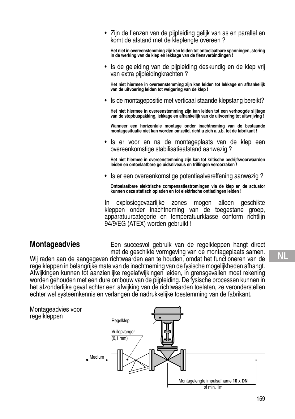 Montageadvies | Flowserve IOM Control Valves User Manual | Page 159 / 248