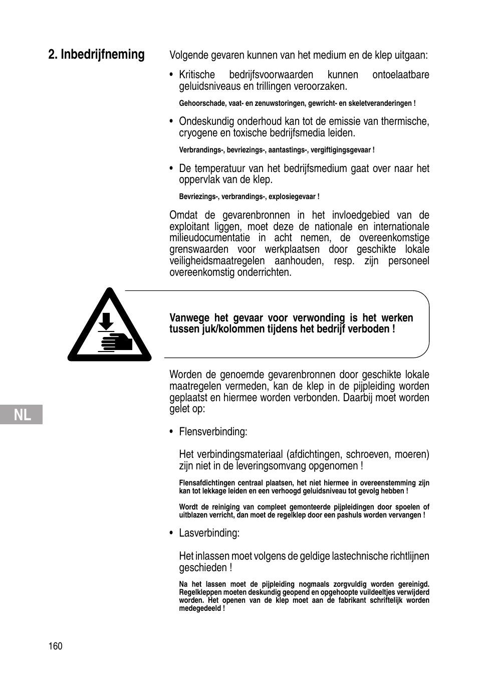 Inbedrijfneming | Flowserve IOM Control Valves User Manual | Page 160 / 248