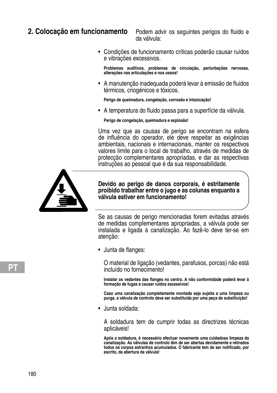 Colocação em funcionamento | Flowserve IOM Control Valves User Manual | Page 180 / 248