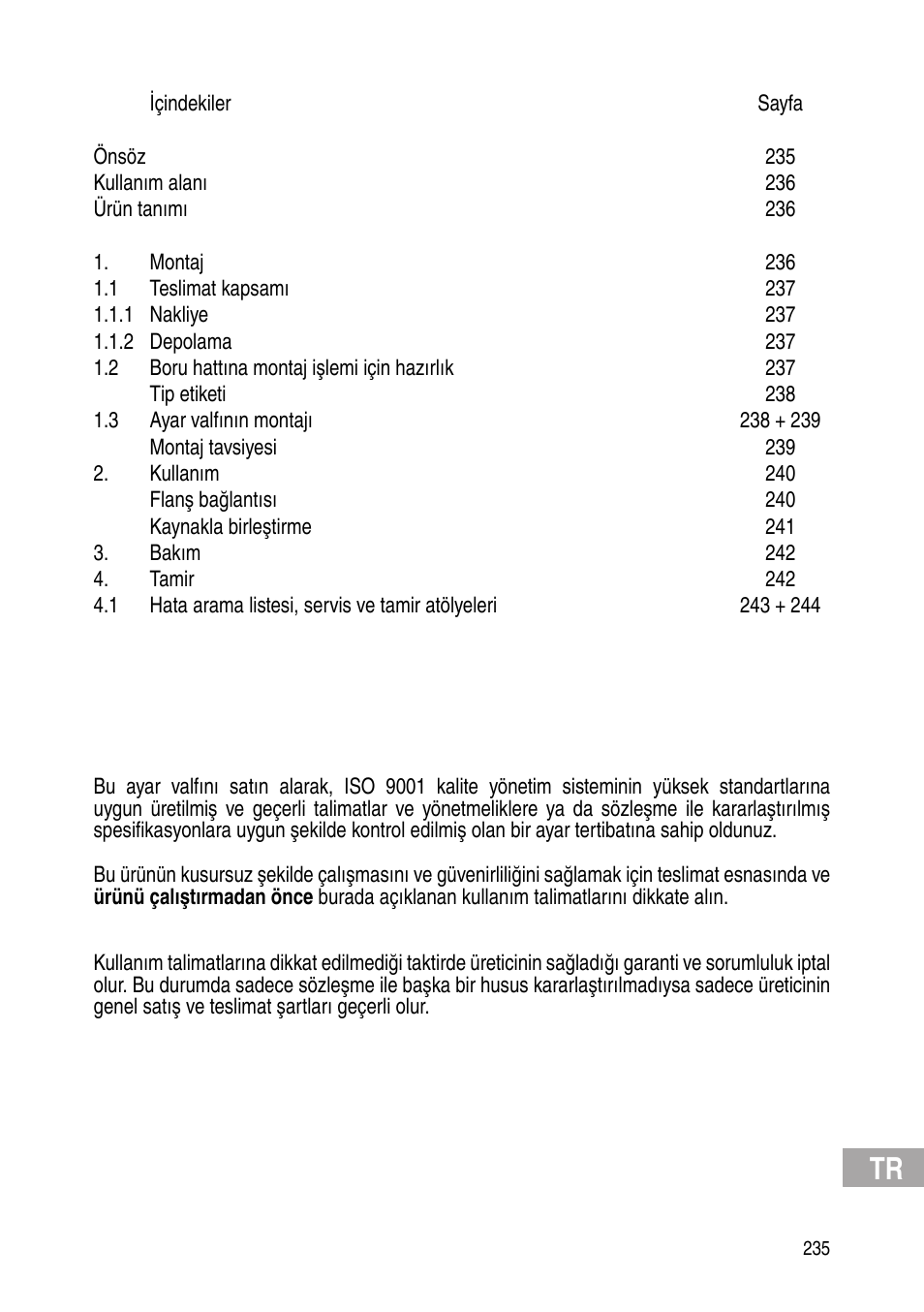 Flowserve IOM Control Valves User Manual | Page 235 / 248