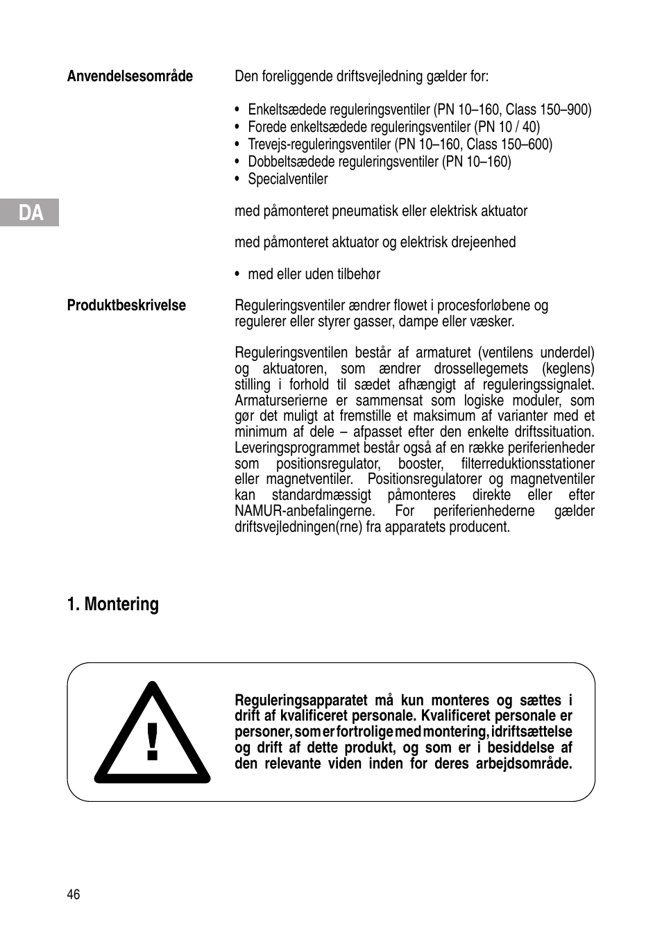 Montering | Flowserve IOM Control Valves User Manual | Page 46 / 248