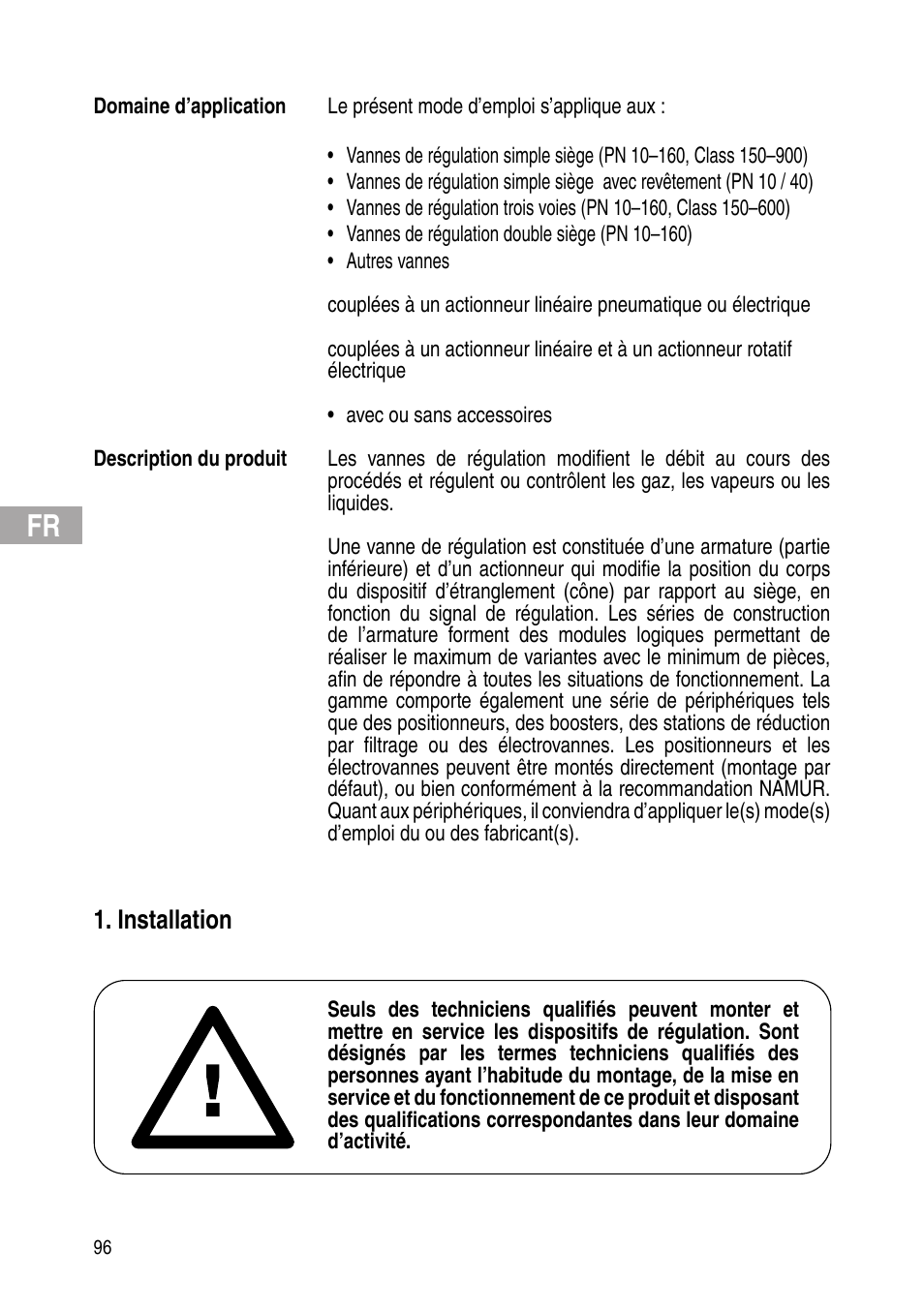 Installation | Flowserve IOM Control Valves User Manual | Page 96 / 248