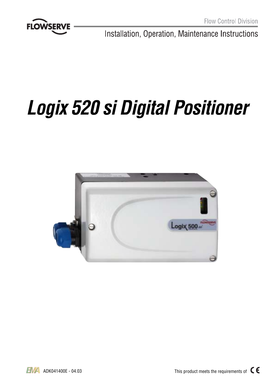 Flowserve 520si Digital Positioner User Manual | 16 pages