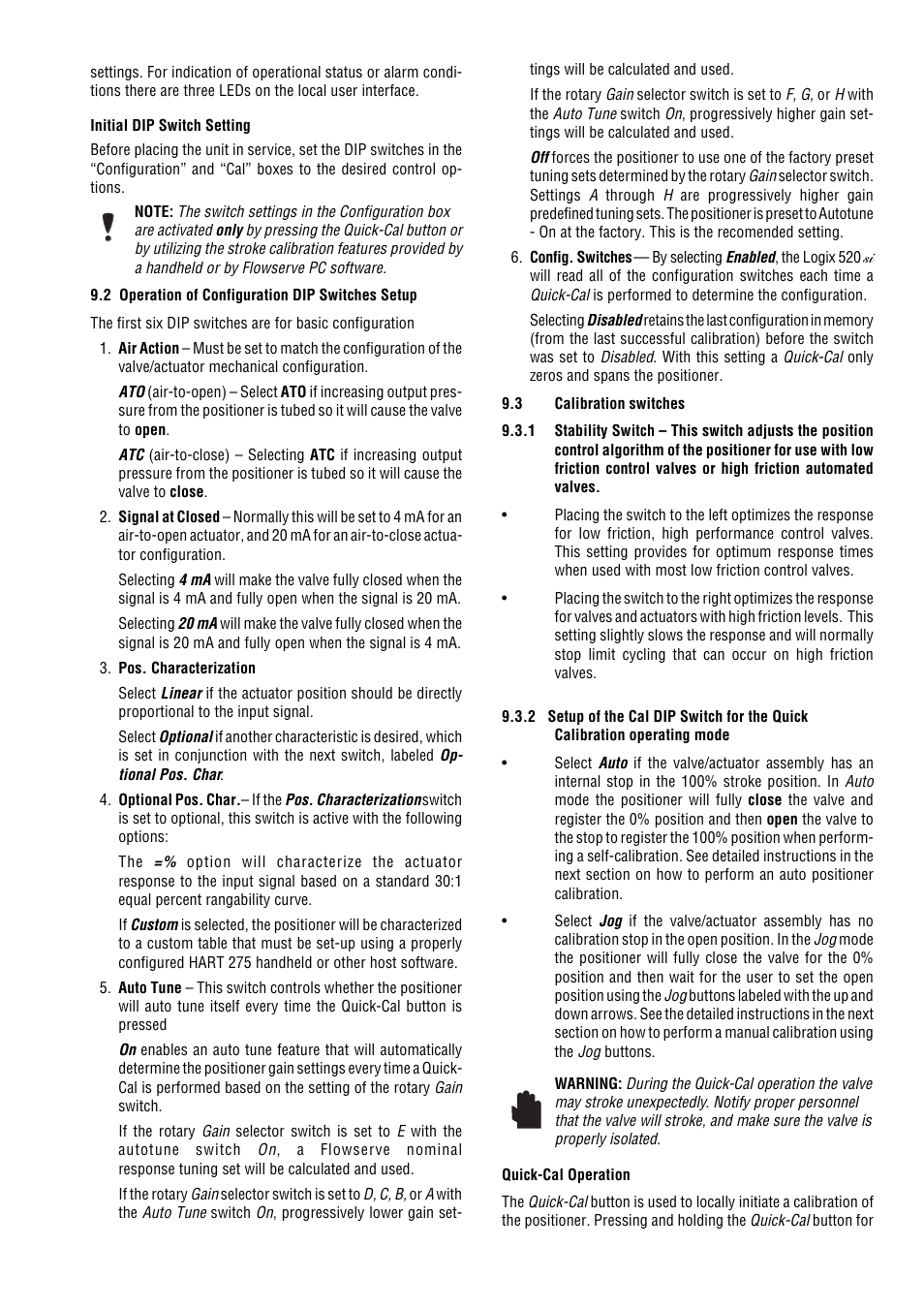 Flowserve 520si Digital Positioner User Manual | Page 9 / 16