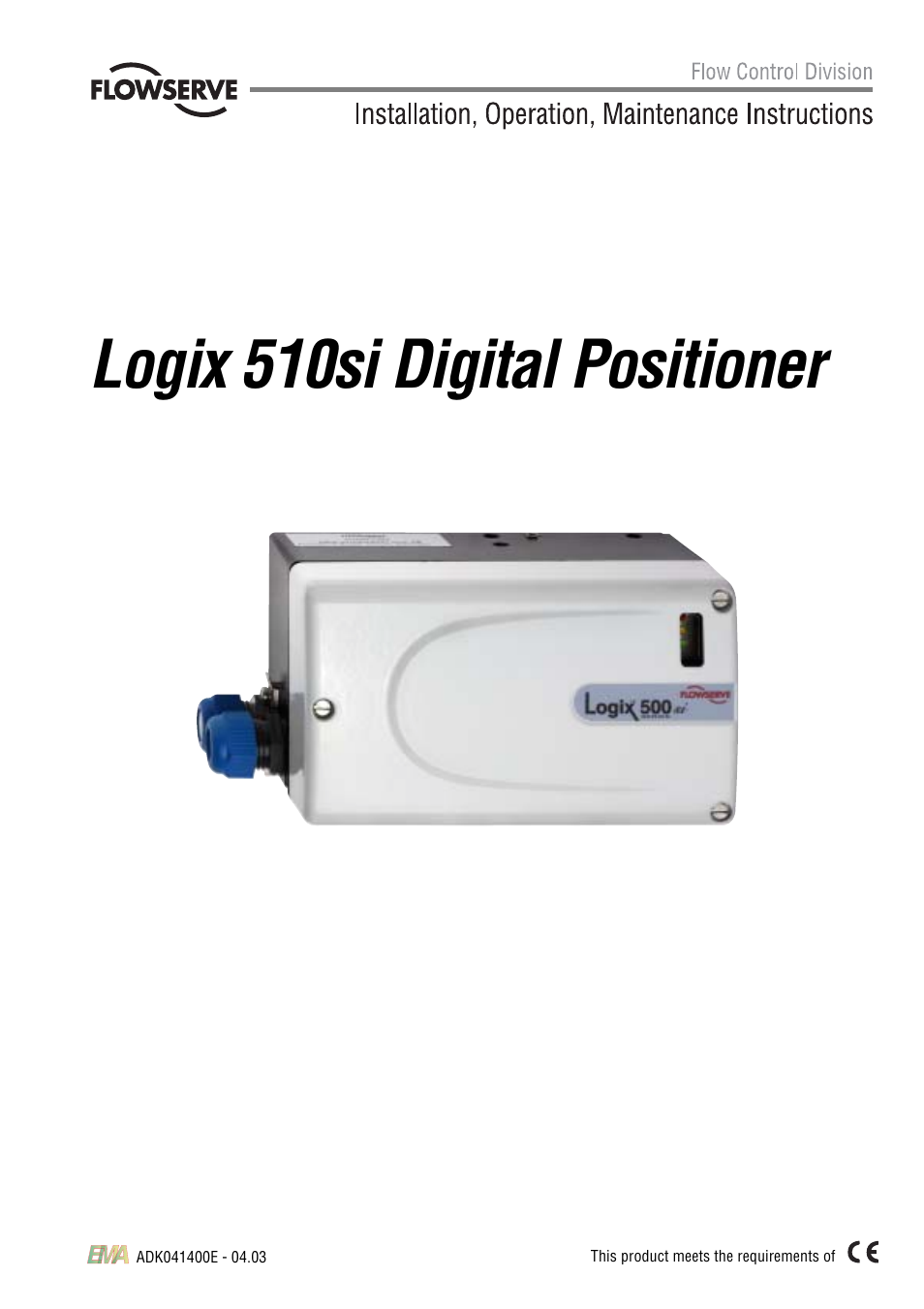 Flowserve 510si IOM Logix User Manual | 16 pages