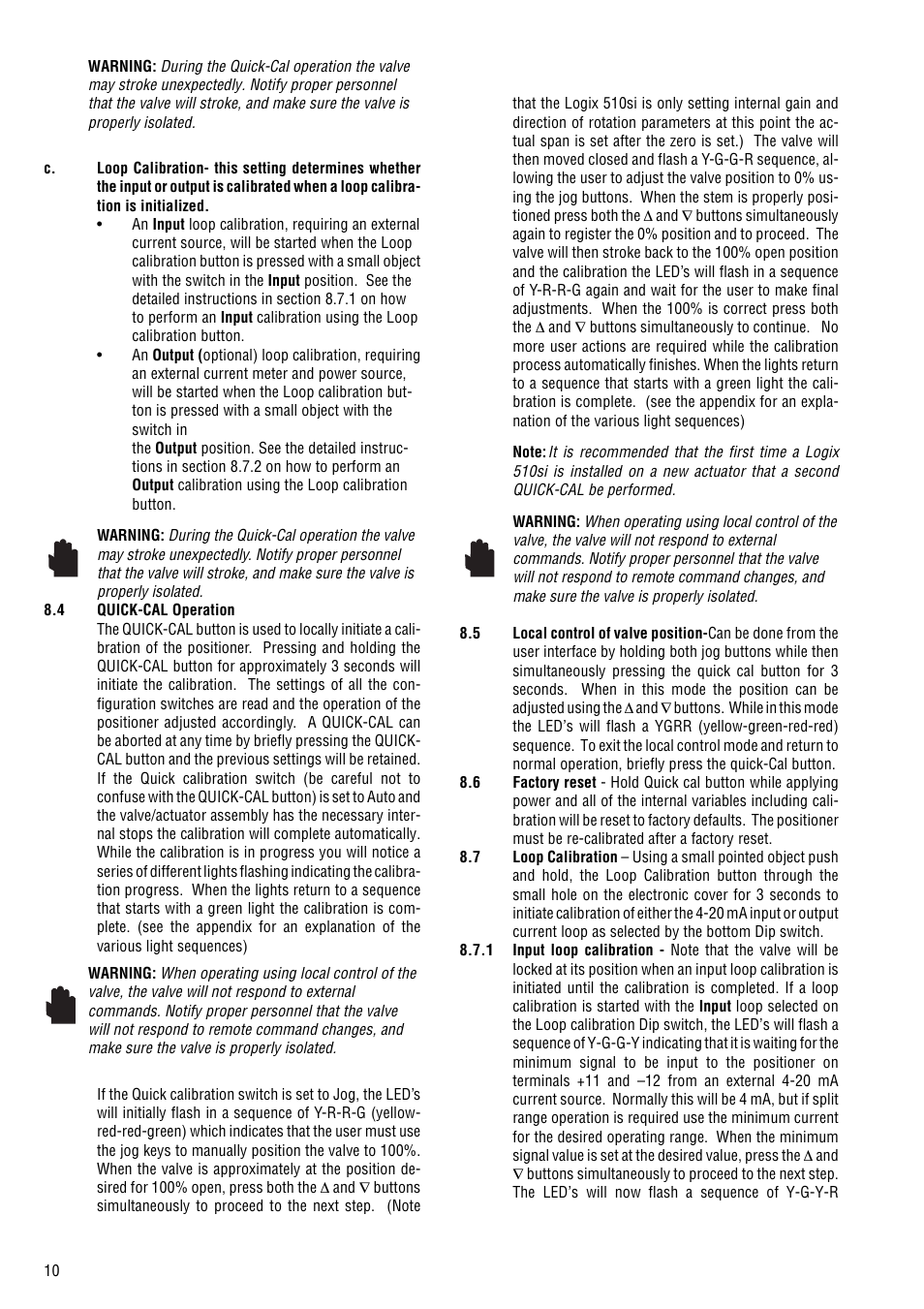 Flowserve 510si IOM Logix User Manual | Page 10 / 16