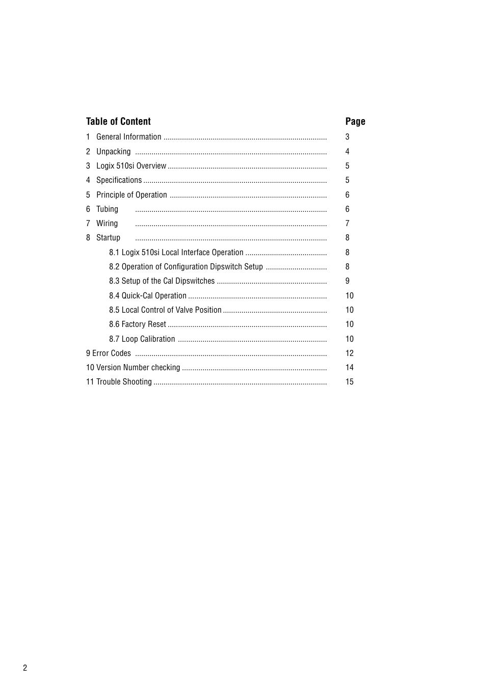 Flowserve 510si IOM Logix User Manual | Page 2 / 16