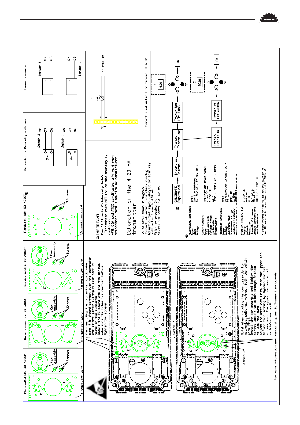 Flowserve PMV D3 Digital Positioner User Manual | Page 43 / 60