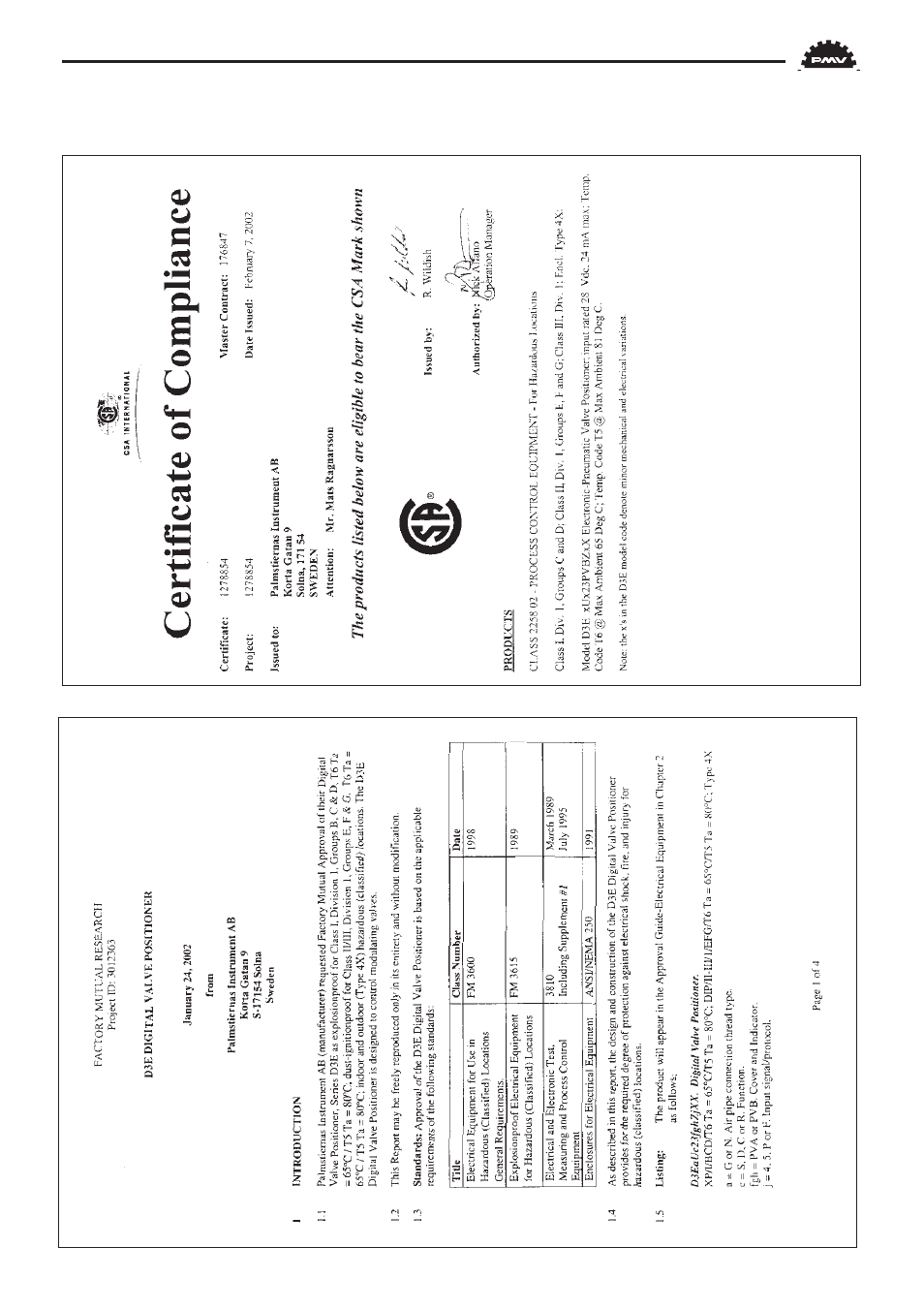 Flowserve PMV D3 Digital Positioner User Manual | Page 53 / 60