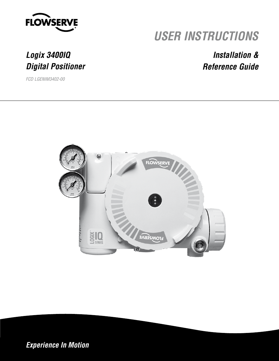 Flowserve 3400IQ Digital Positioner User Manual | 148 pages