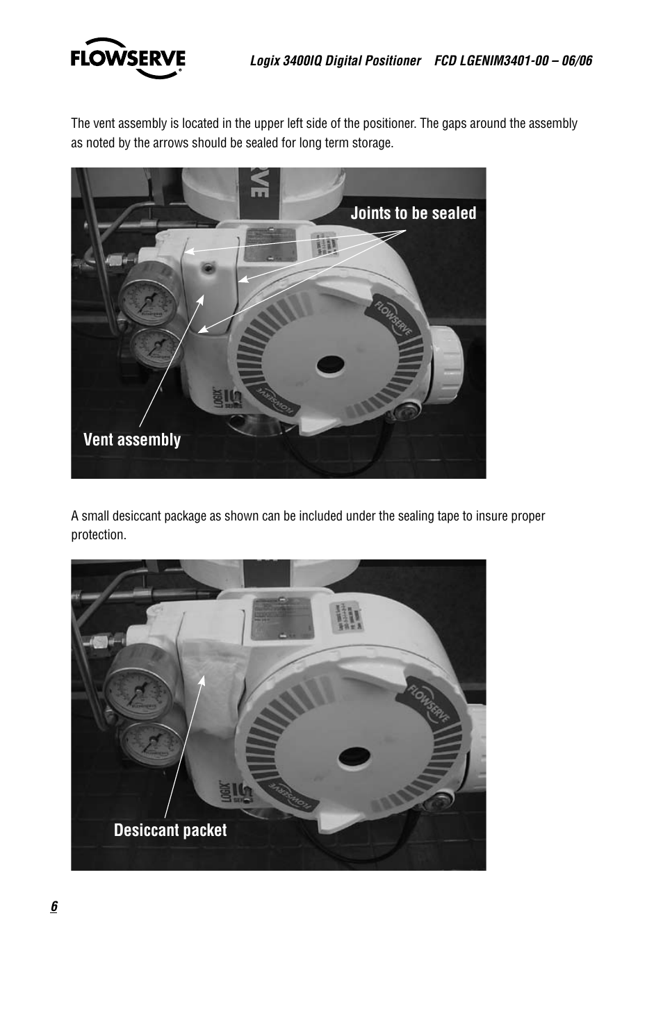 Flowserve 3400IQ Digital Positioner User Manual | Page 6 / 80