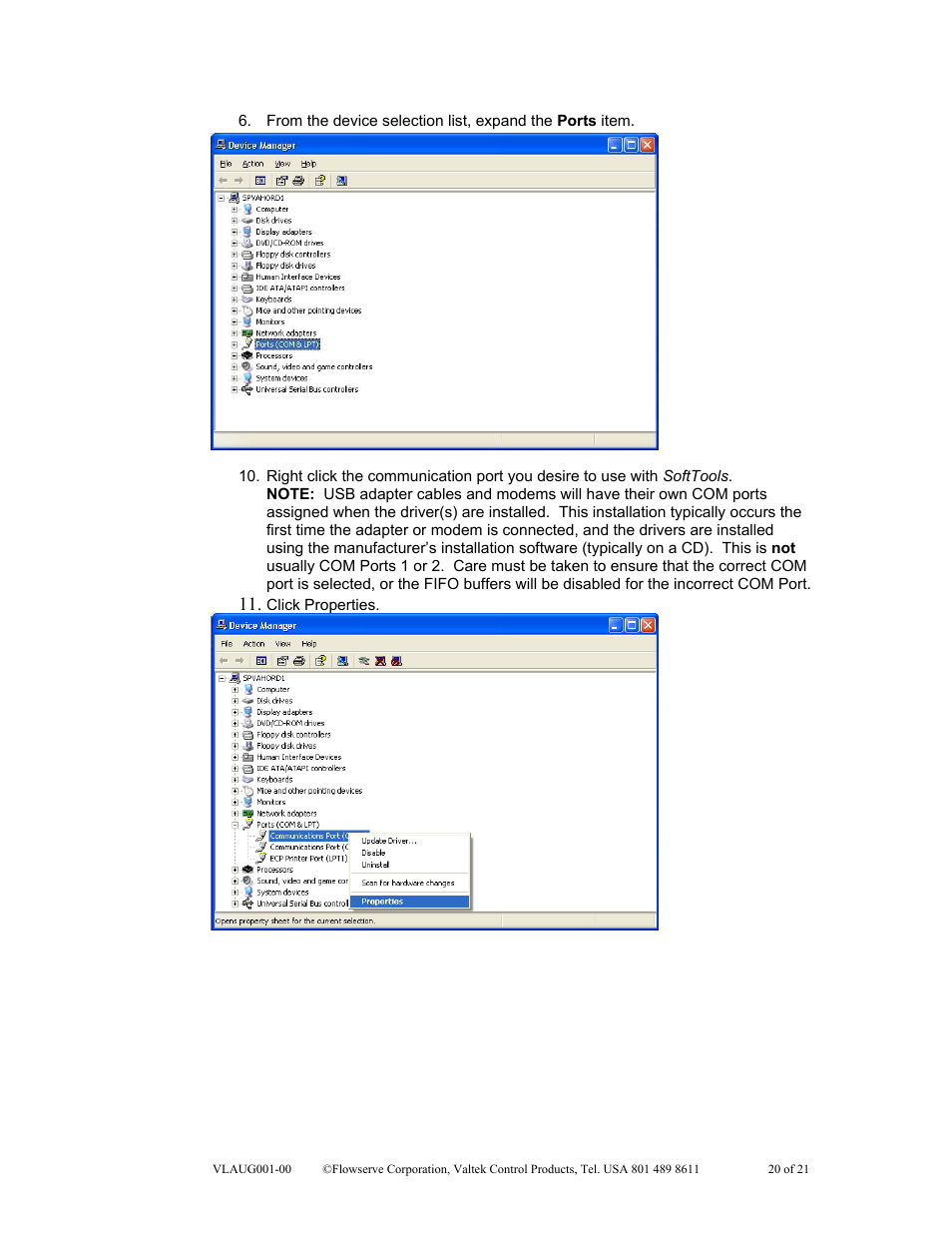 Flowserve SoftTools Suite 7.0 User Manual | Page 20 / 21