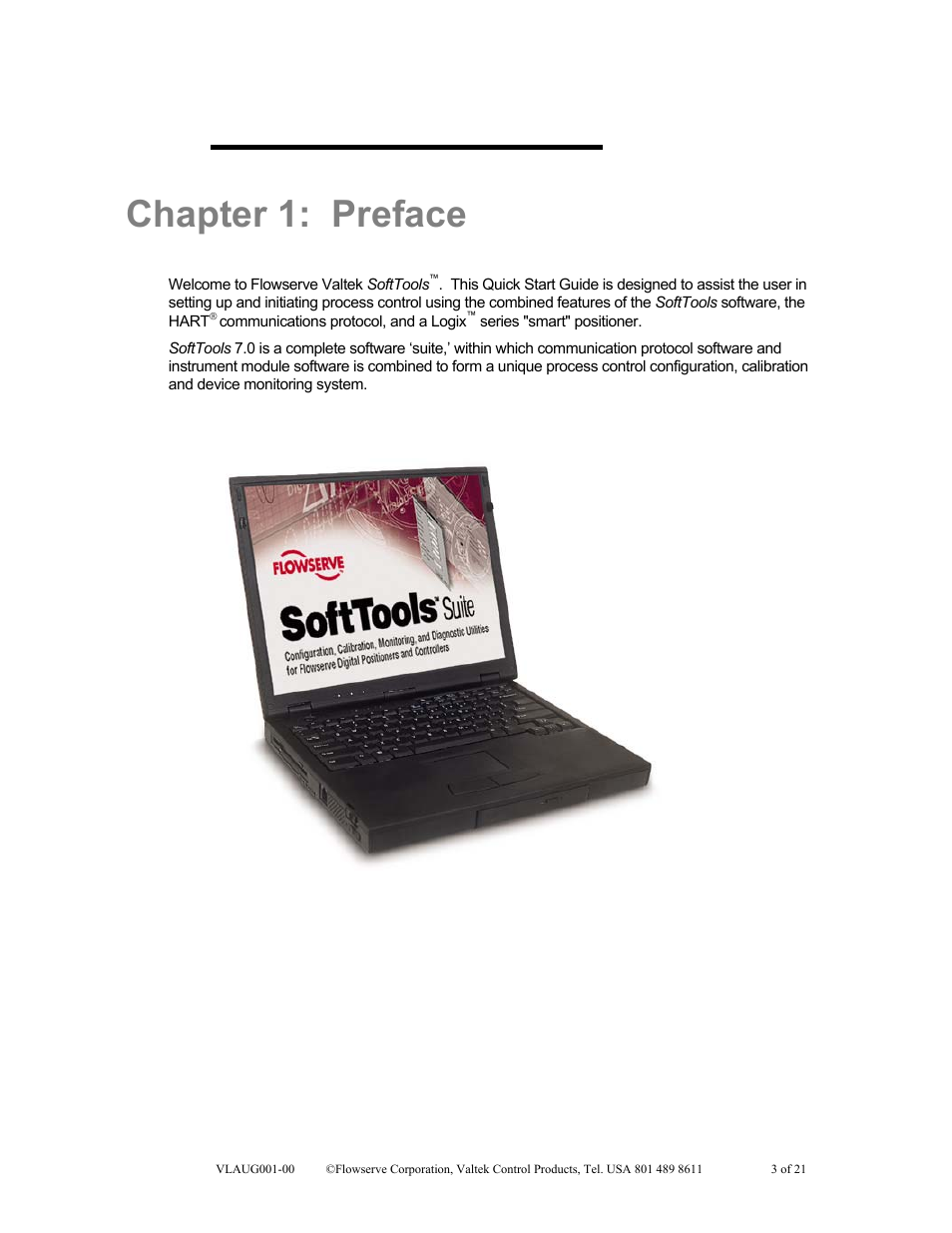 Chapter 1: preface | Flowserve SoftTools Suite 7.0 User Manual | Page 3 / 21