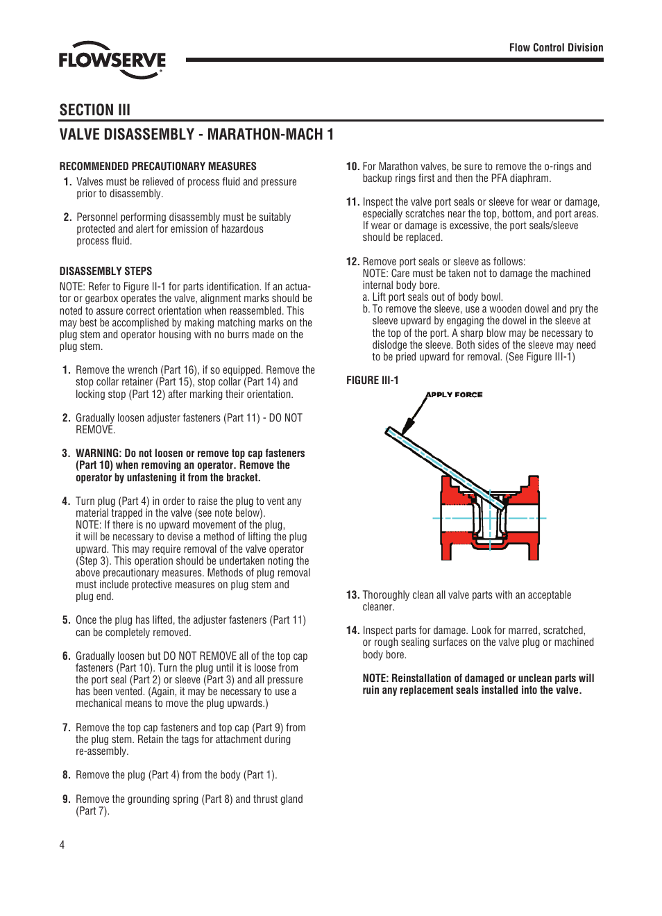 Flowserve Marathon-Mach 1 User Manual | Page 4 / 12
