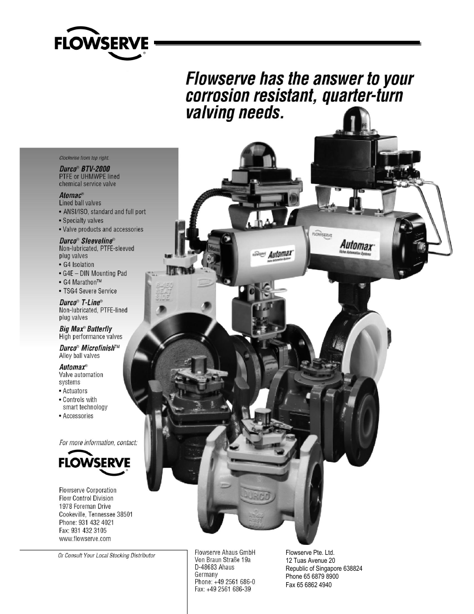 Flow control division 26 | Flowserve TX2 Triple Offset High Performance Butterfly Valve IOM User Manual | Page 26 / 26