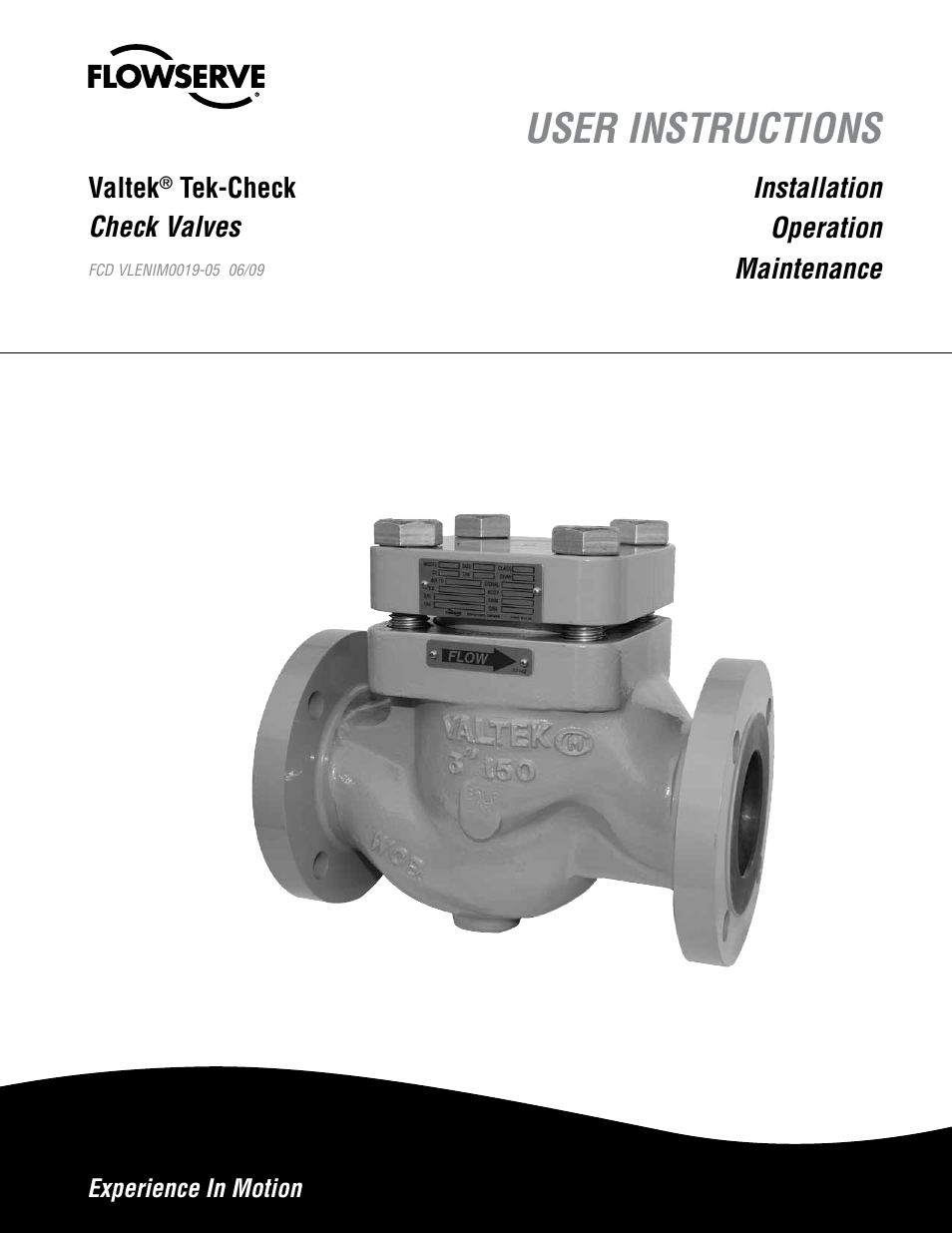 Flowserve Valtek Tek-Check User Manual | 4 pages