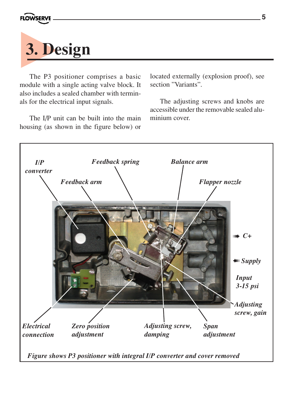Design | Flowserve PMV P3 User Manual | Page 5 / 24