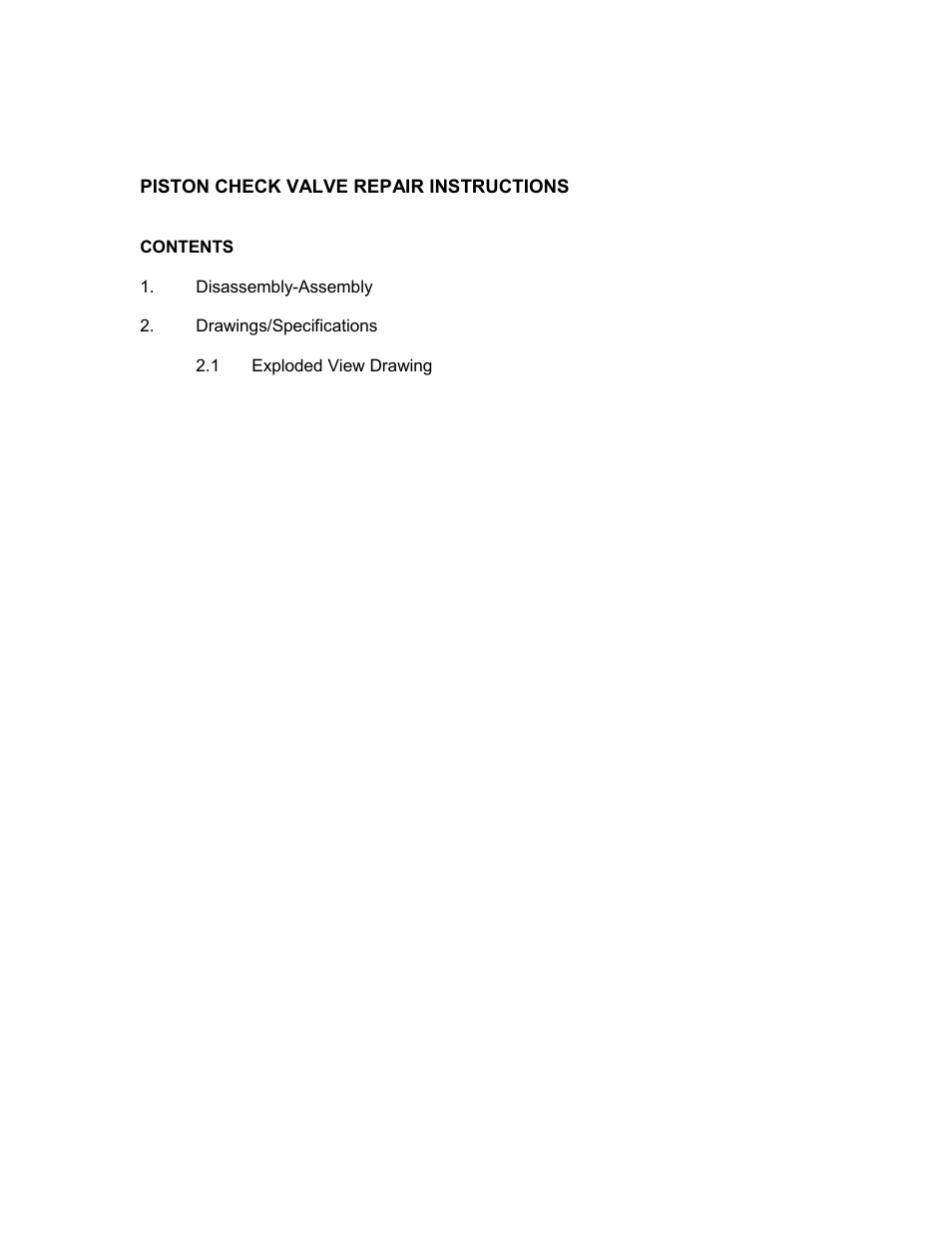 Flowserve Noble Alloy Piston Check IOM User Manual | Page 2 / 6