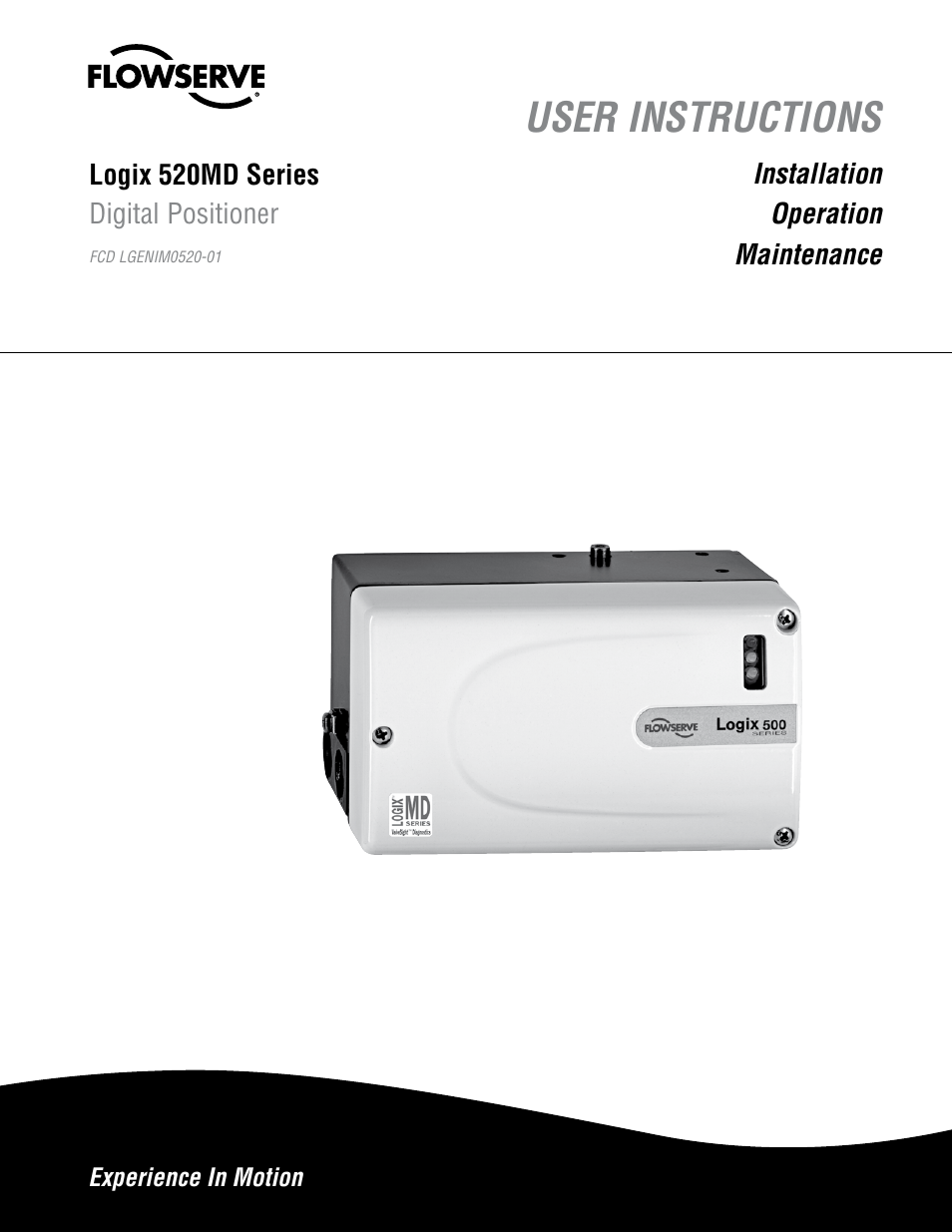 Flowserve 520MD Digital Positioner User Manual | 20 pages