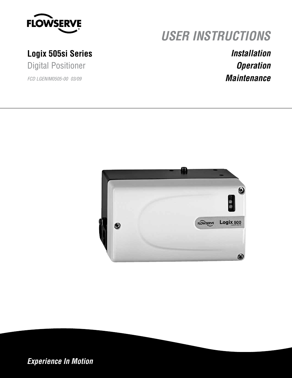 Flowserve 505si Series Digital Positioner User Manual | 16 pages