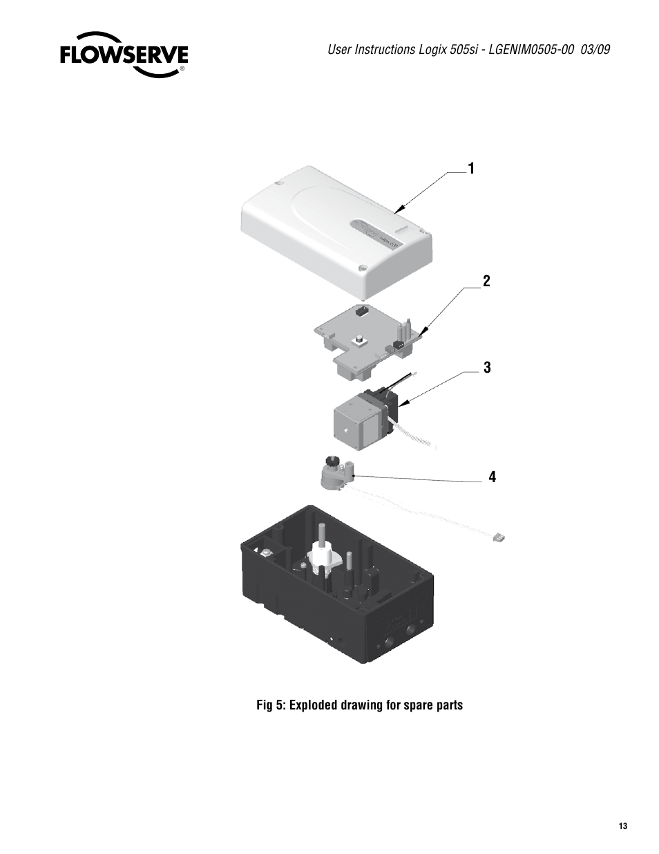 Flowserve 505si Series Digital Positioner User Manual | Page 13 / 16