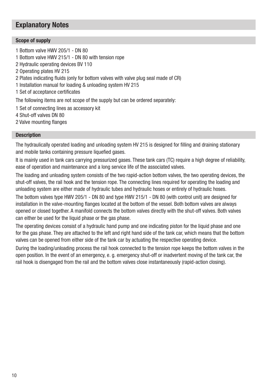 Flowserve HV 215 User Manual | Page 10 / 44