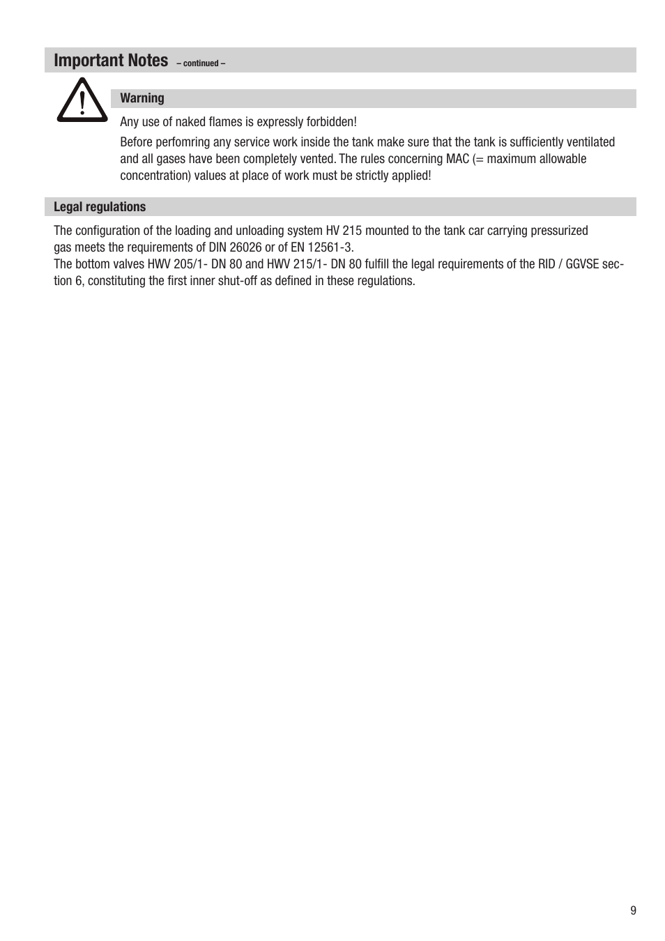 Flowserve HV 215 User Manual | Page 9 / 44