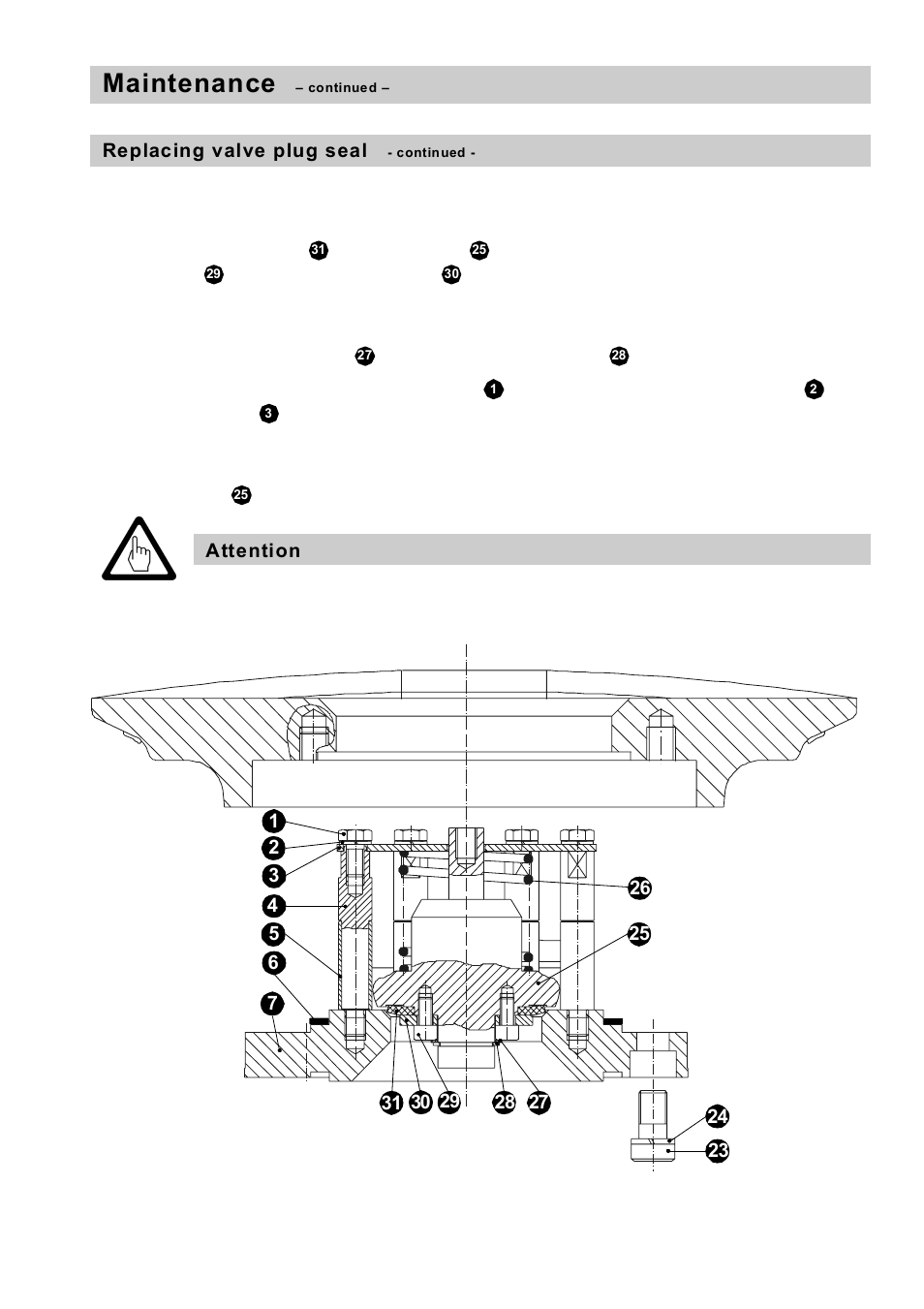 Ge 19, Maintenance | Flowserve HV 205 User Manual | Page 19 / 34