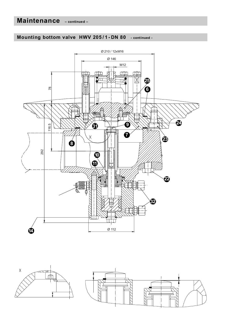 Age 22), Maintenance | Flowserve HV 205 User Manual | Page 22 / 34