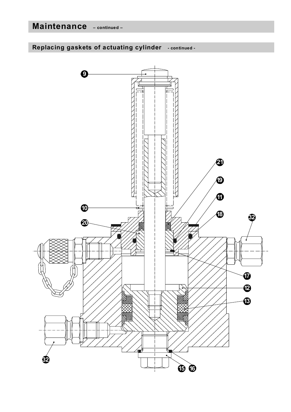 Maintenance | Flowserve HV 205 User Manual | Page 25 / 34