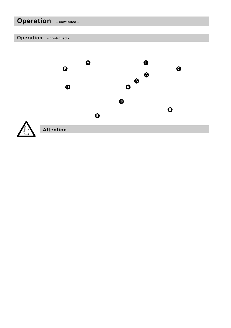 Operation | Flowserve HV 205 User Manual | Page 30 / 34