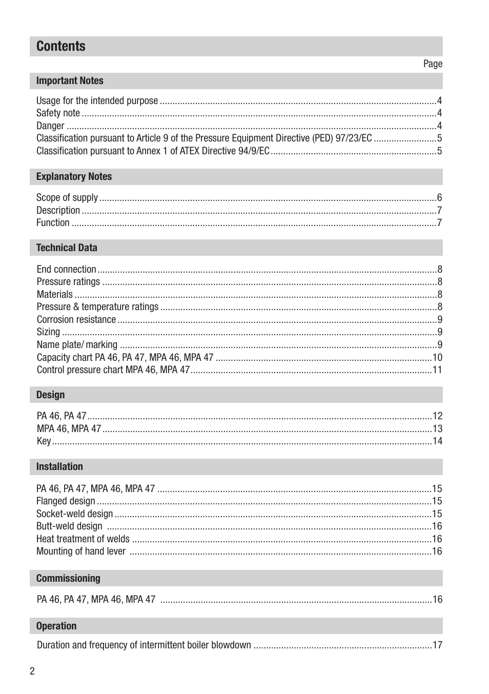 Flowserve PA46 User Manual | Page 2 / 32