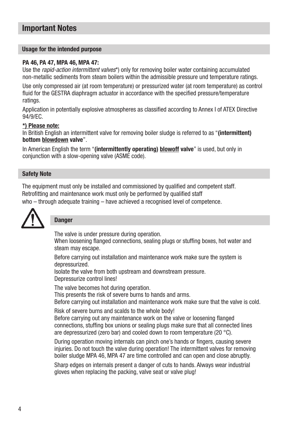 Flowserve PA46 User Manual | Page 4 / 32