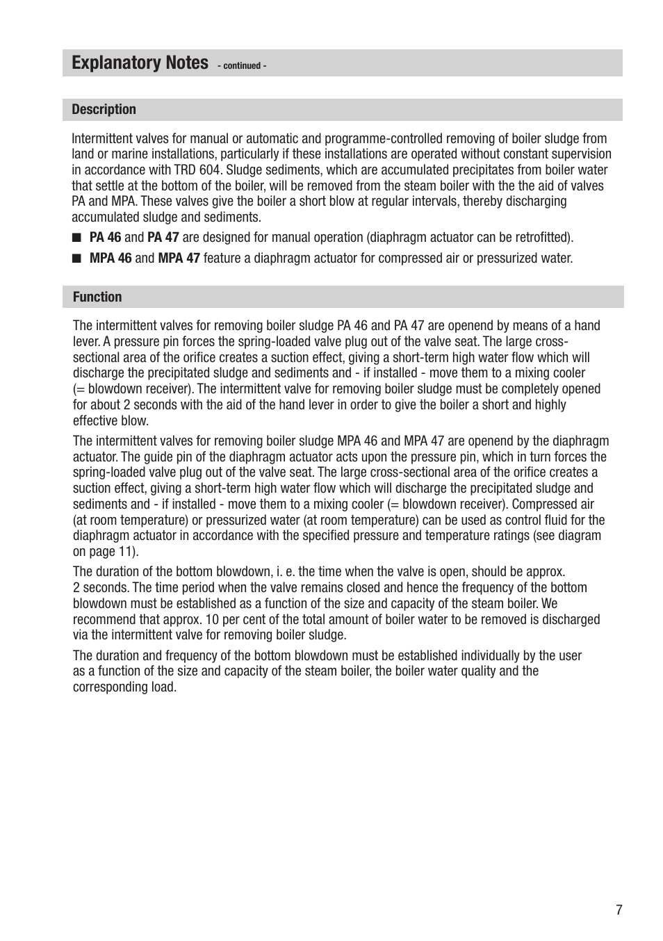 Flowserve PA46 User Manual | Page 7 / 32