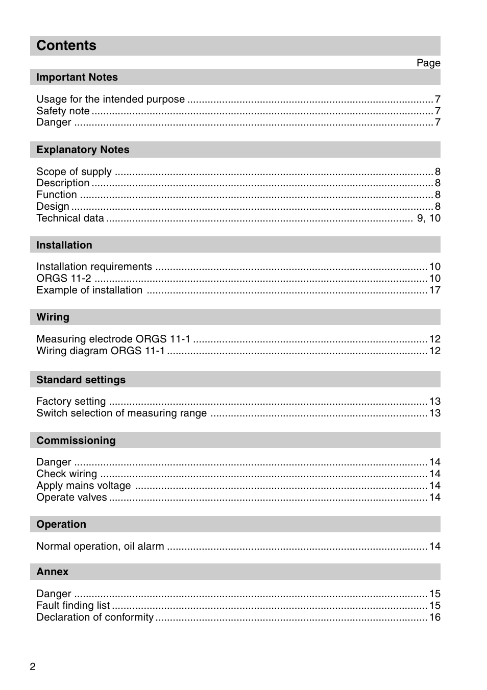Flowserve ORGS 11-2 User Manual | Page 2 / 20