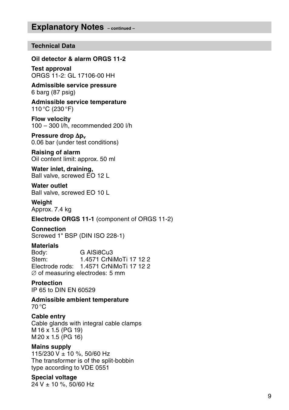Flowserve ORGS 11-2 User Manual | Page 9 / 20