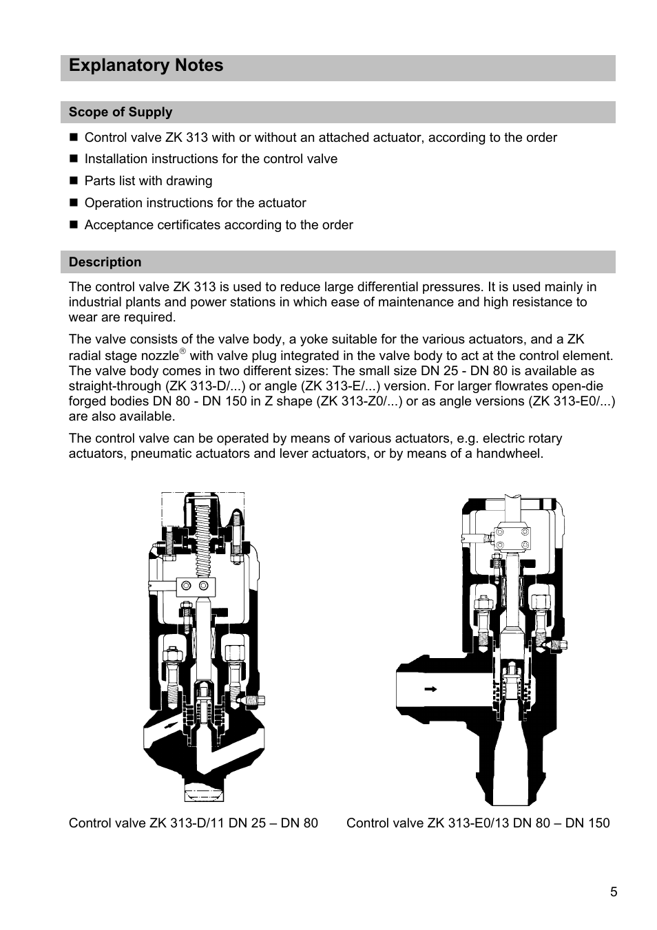 Flowserve ZK 313 User Manual | Page 5 / 16