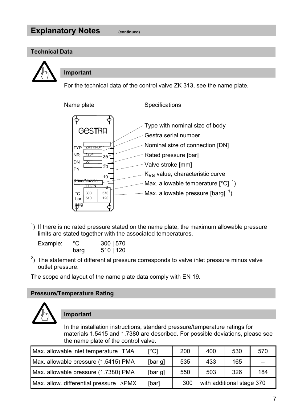 Flowserve ZK 313 User Manual | Page 7 / 16