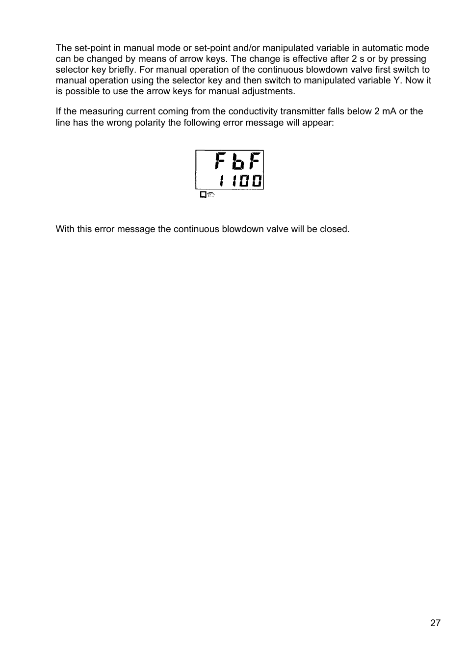 Flowserve LRGT16-1 Spector compact Conductivity Transmitter System User Manual | Page 27 / 28