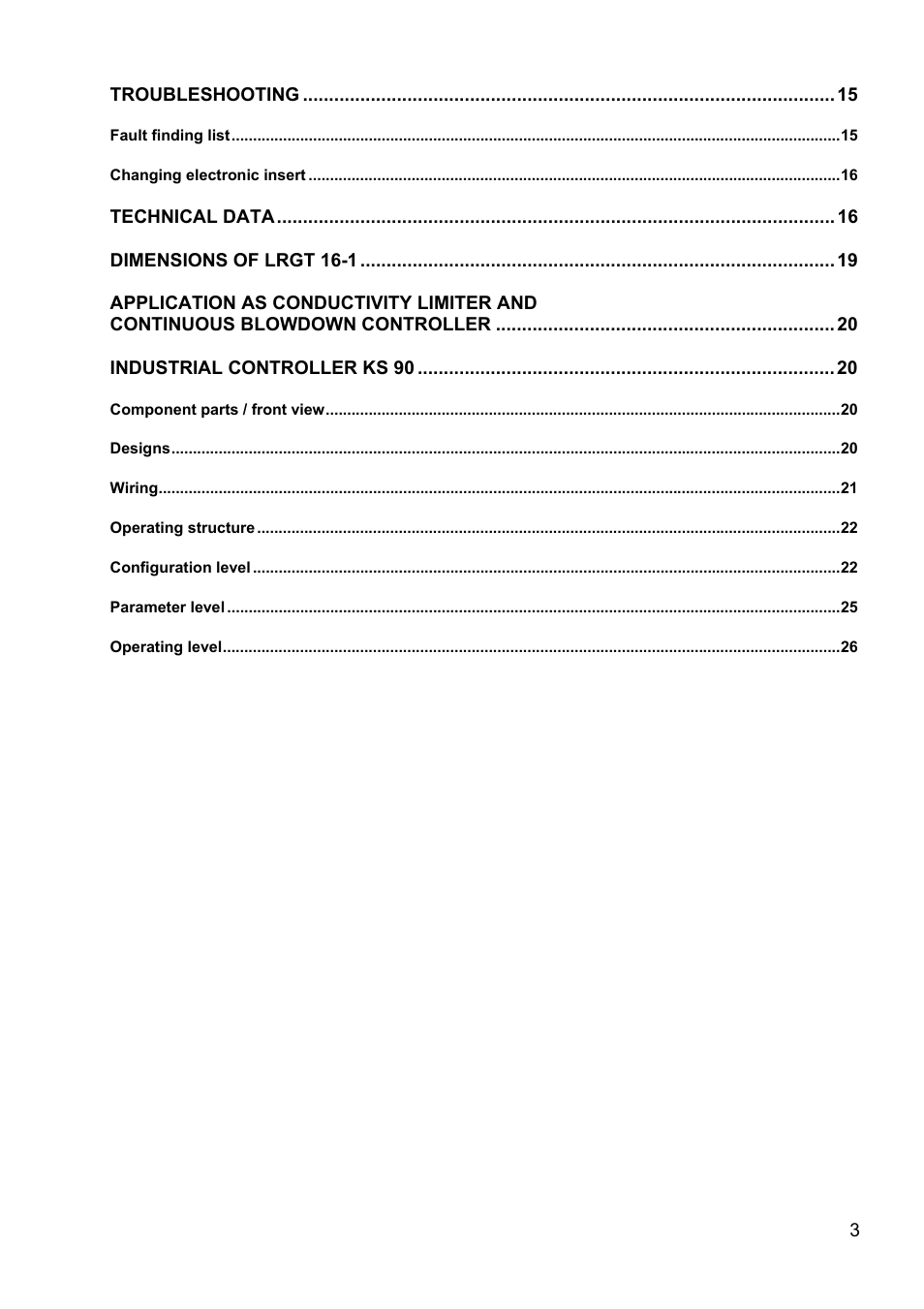 Flowserve LRGT16-1 Spector compact Conductivity Transmitter System User Manual | Page 3 / 28