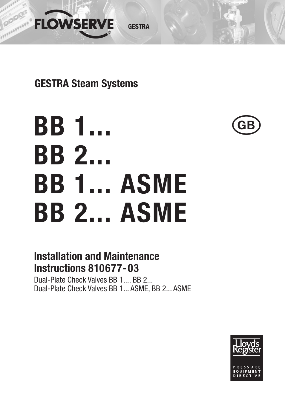 Flowserve BB 1 User Manual | 28 pages