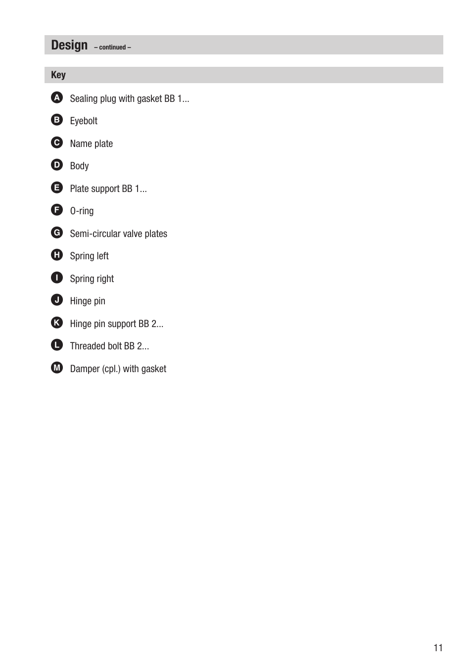 Design | Flowserve BB 1 User Manual | Page 11 / 28