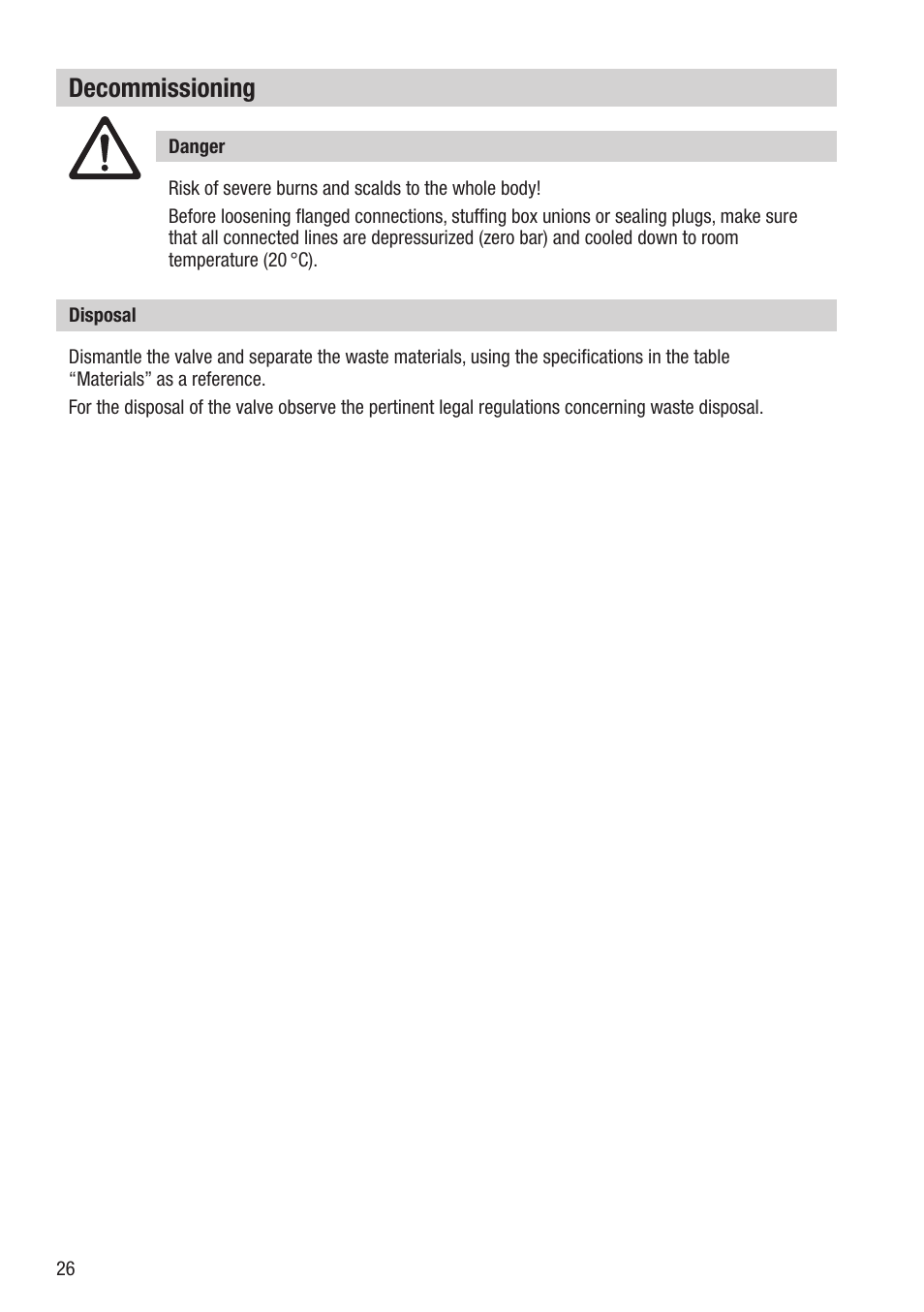 Decommissioning | Flowserve BB 1 User Manual | Page 26 / 28